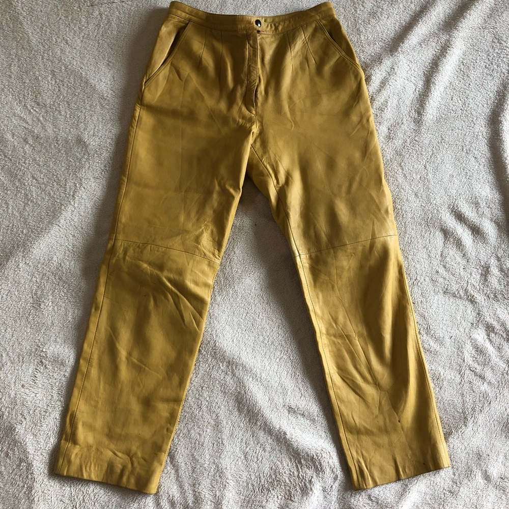 Leonard Maendel Women’s Learher Pants Us 12 EU 42